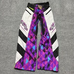 Fly Racing Pants Youth 5/6 Multicolor Kinetic Boot Cut Motocross MX Motorcycle